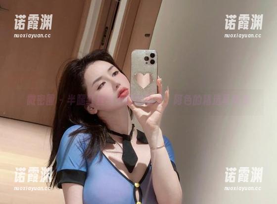 阿色 微密圈 - 半腿红丝与小猫的约定:阿色的精选写真集